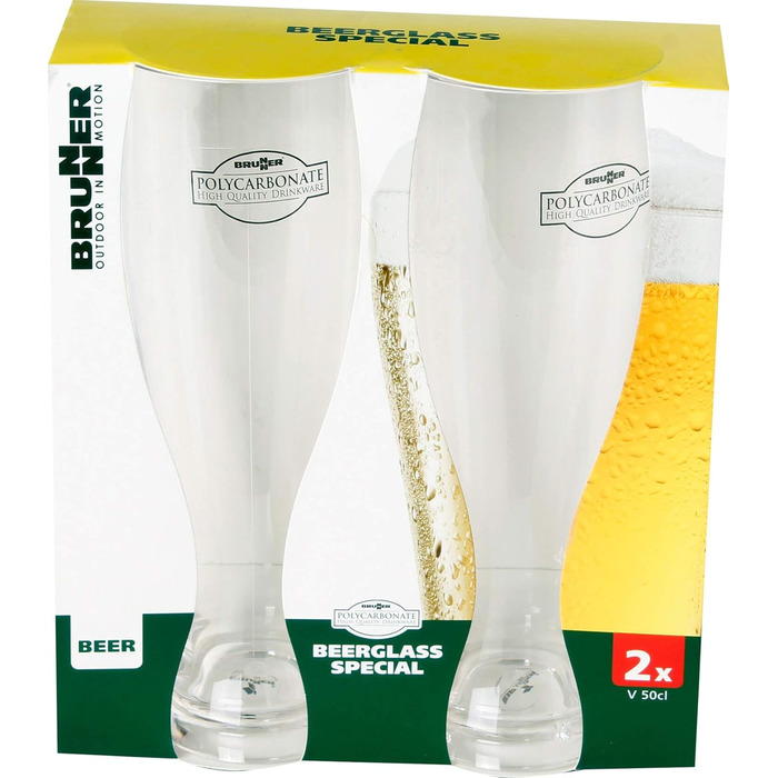 Набір із 2 келихів для пшеничного пива BRUNNER