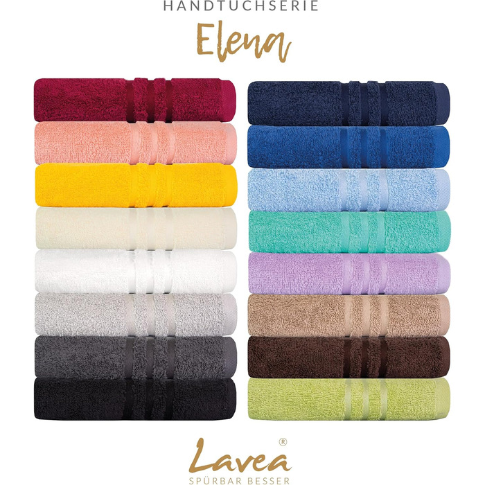 Комплект килимків для ванної Lavea з 4 предметів, килимки для ванної 5080 см, нековзні килимки для ванної, 100 бавовняна махрова тканина, 800 г/м з підвищеною абсорбцією, можна прати при 60C, серія Elena, килимки для ванної, комплект з 4 предметів, антрац