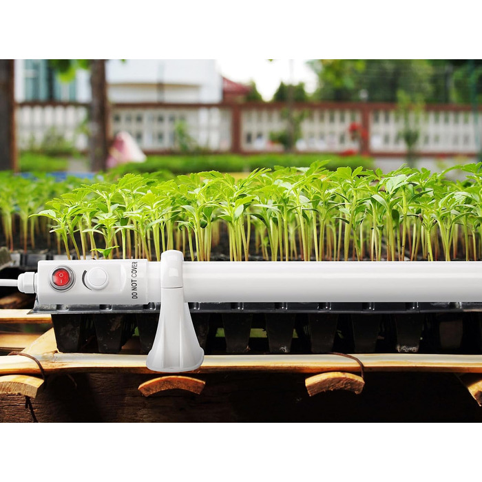 Обігрівач для теплиць Royal Gardineer Електричний занурювальний обігрівач для теплиць, 55 Вт, 51 см, IP44 (нагрівальні стрижні, підігрів ґрунту, зимовий захист)