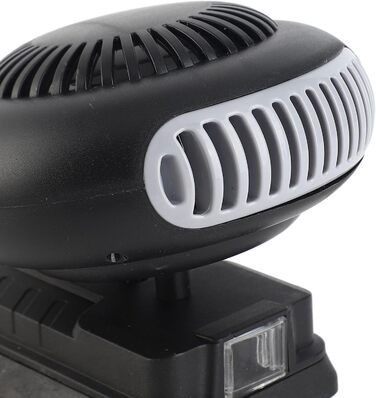 Портативний невеликий обігрівач, працює від батарейок для невеликих приміщень, 2 режими температури, обігрівач робочого місця, 170 Вт, 18 В, електричний вентилятор-обігрівач