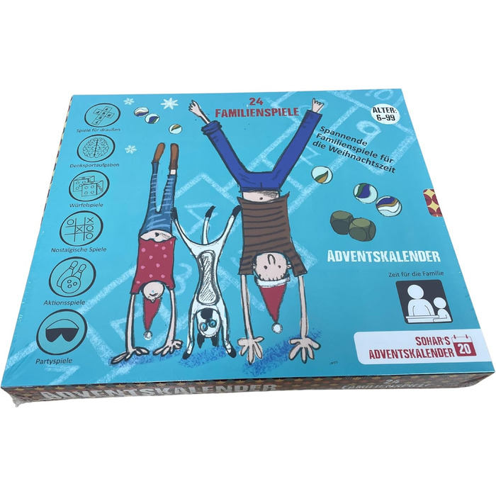 Адвент-календар SOHAR'S ADVENTSKALENDER 2025 Сімейні ігри, для всієї родини