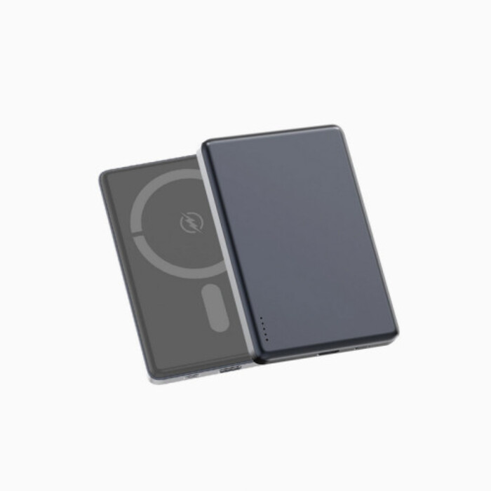 Power Bank Aspor A381 Magnetic Wireless 5000mAh (Type-C/20W)- сірий (900154)