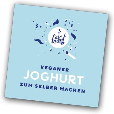 Для виробництва веганського йогурту - Make Yoghurt Yourself - містить 3 пакетики йогуртової закваски для виробництва до 30 шт. 1 літра кокосового йогурту, соєвого йогурту