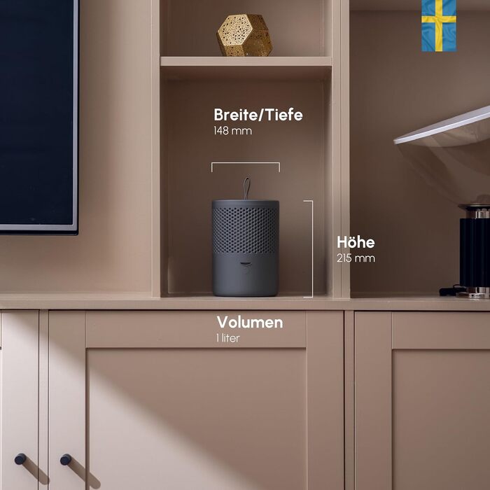 Осушувач повітря для квартири без електрики - для найкращої якості повітря - Осушувач для підвалу, ванної кімнати, спальні - проти