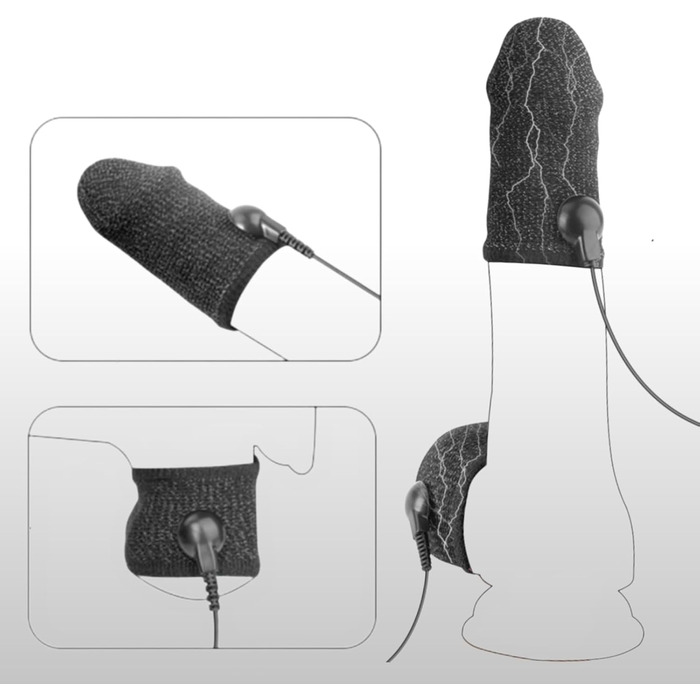 Електростимуляційне кільце WOMULAN для пеніса та яєчок, імпульсна стимуляція, пролонгація ерекції