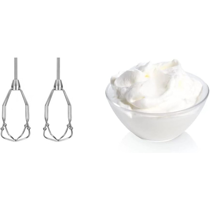 Ручний міксер Bosch Styline MFQ40302, 2 віночки, 2 гаки для тіста з нержавіючої сталі, можна мити в посудомийній машині, 5 швидкос