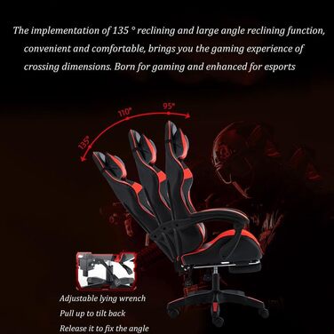 Ігрове крісло, крісло для кіберспорту, комп&39ютерне крісло, крісло для домашнього офісу, ігрове крісло, крісло для інтернет-кафе, спортивне крісло-ліфт