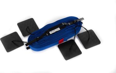 Професійний комплект для пляжного волейболу (8,5 м сітка), з розміткою майданчика (16x8 м), стовпчиками та кріпленням, для трави та піску