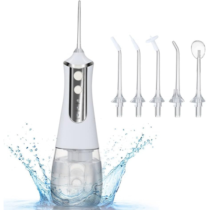 Режими Water Flosser Dental Water Jet Tools Pick Cleaning Teeth 350ML 5 насадок Машина для миття рота, 3