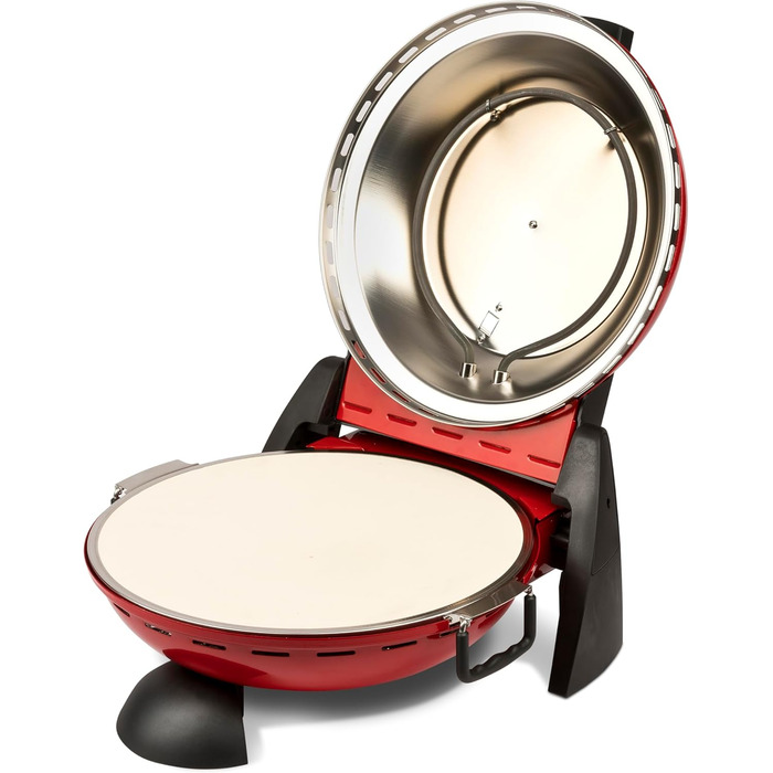 Піч для піци, 1200 Вт, 400 C, лімітована річниця, ароматна піца за 3-5 хвилин, буклет рецептів в комплекті, 3 Ferrari G1017702 Pizza Delizia Anniversary