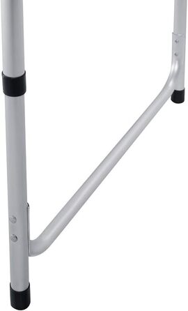 Портативний алюмінієвий розкладний стіл, 120 см, для вечірок, садів, барбекю, кемпінгу, 3 регульовані висоти, легкий алюмінієвий розкладний стіл для пікніків на свіжому повітрі, приготування їжі, розміри в розкладеному вигляді 120 x 60 x 70/62/55 см