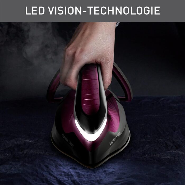 Світлодіодне підсвічування, потужний тиск 6,9 бар, подача пари 480 г / хв, технологія Smart Temp, знімний контейнер для накипу, ек