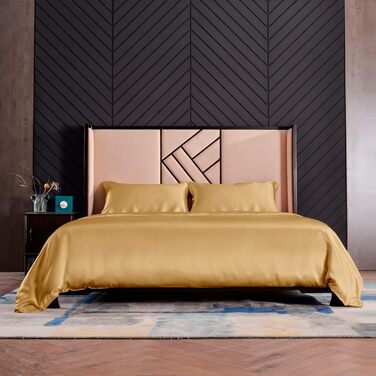 Шовковий комплект постільної білизни 3 комплекти, підковдра 240 х 220 см і 2 наволочки 40 х 80 см, Гіпоалергенна шовкова постільна