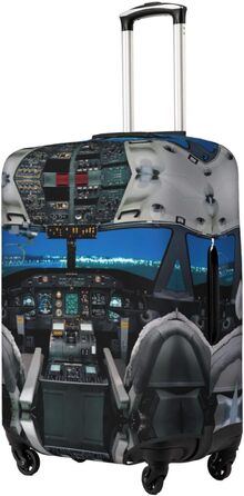 Чохол для валізи Авіаційний кокпіт - захист від пилу та подряпин, еластична обкладинка для подорожей, розмір 90