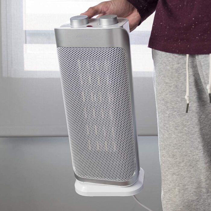 Керамічний обігрівач Cecotec ReadyWarm 6250 Ceramic Sky Style 2000 Вт, гаряче та холодне повітря, 3 режими, термостат, осциляція 90, датчик нахилу, захист від перегріву, для приміщень до 25 м