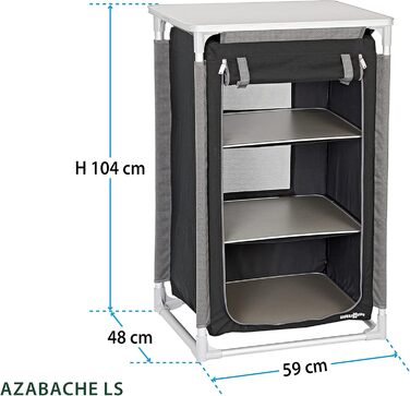 BRUNNER Campingschrank Azabache LS, BRUNNER Campingschrank Azabache LS