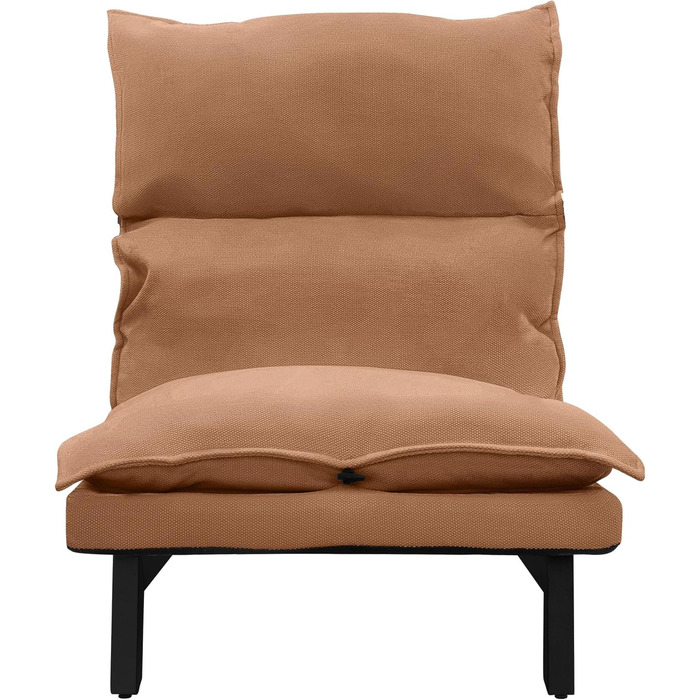 Підлогове крісло ML-Design коричневого кольору, м&39яке підлогове крісло, регульована спинка, лляний чохол, сталевий каркас, крісло для відпочинку, підлоговий диван, підлогове сидіння, підлогова подушка, крісло для релаксації, крісло для медитації, диван 