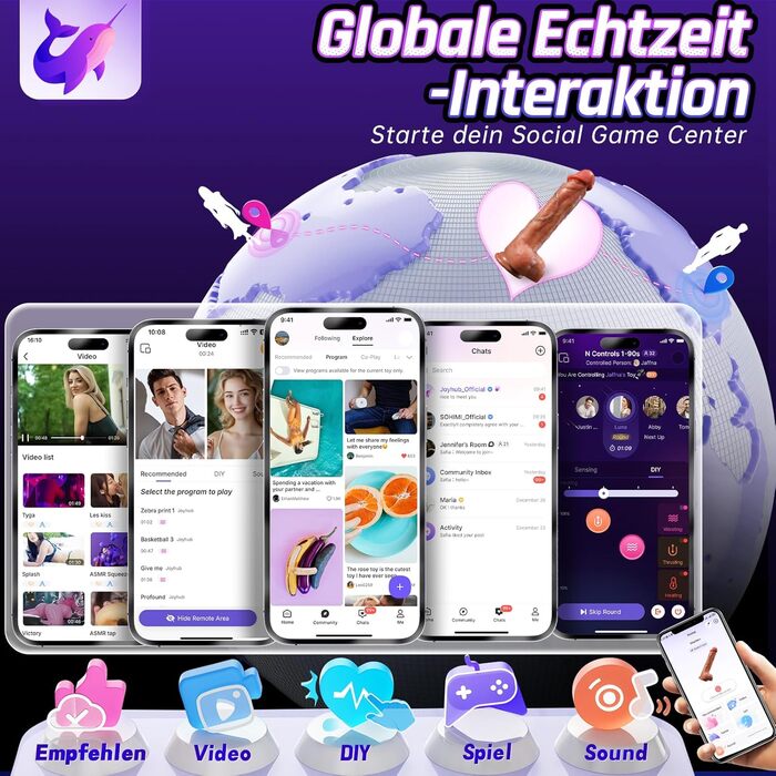 Покращений інтерактивний вібратор для пеніса зі штучним інтелектом 5-в-1, фалоімітатор XXL з штовхаючою, вібруючою та зігрівальною секс-іграшкою для жінок, комплекти вібраторів з рідкого силікону для анального сексу для жінок з присоскою, тілесно-коричнев