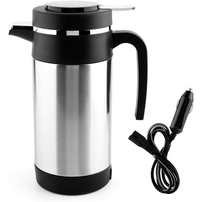 Автомобільний чайник, нержавіюча сталь 12В автомобільна чашка для підігріву кави чай термос чашка для підігріву води чайник для по