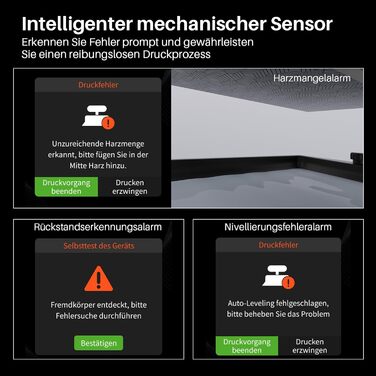 Принтер, 9K 7-дюймовий монохромний РК-дисплей, високошвидкісний друк 150 мм/год, розумна камера AI, передача WiFi, автоматичне вир