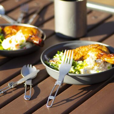 Складана титанова вилка Nordisk