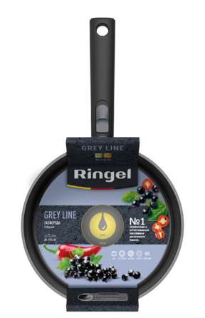 Сковорода зі знімною ручкою Ringel Grey Line 20 см (7138156)