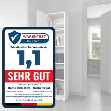 Домашня колекційна книжкова полиця, шафа-органайзер, біла, 40 см завширшки та 180 см заввишки, багатоцільова шафа з 4 регульованими полицями, картотечна шафа, настінна полиця, вузька дерев&39яна, для спальні