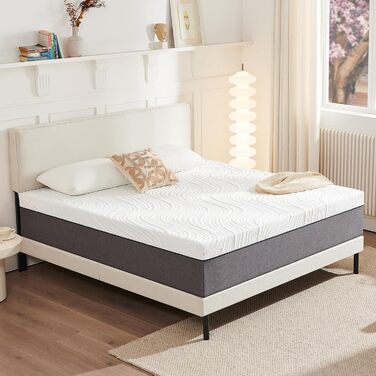 Матрац 140x200, висота 16 см Ортопедичний матрац з холодної піни Рівень жорсткості H3 Знімний, дихаючий чохол Матрац Comfort з піни 140 x 200 см 16 см, рівень жорсткості 3 140 x 200 см