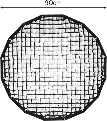 См/35 дюймів Softbox Honeycomb Grid 16 Robs Depth Photography Parabolic Softbox Grid для фотостудії, 90