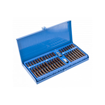 Набір біт S2, 40 шт. в металевому кейсі HOEGERT HEX/TORX/SPLINE (HT1S405)