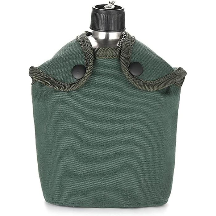 Набір з 2 пляшок для води з нержавіючої сталі об&39ємом 1000 мл та 600 мл з кришкою для активного відпочинку, кемпінгу, походів та подорожей