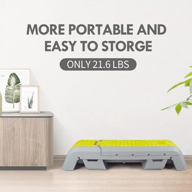 Багатофункціональна аеробна дека з шнуровою платформою для тренувань Регульована лава для гантелей Велотренажерна лава Професійне фітнес-обладнання для домашнього тренажерного залу Зелений