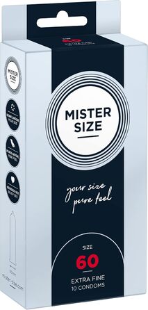 Презервативи MISTER SIZE 60, 10 шт