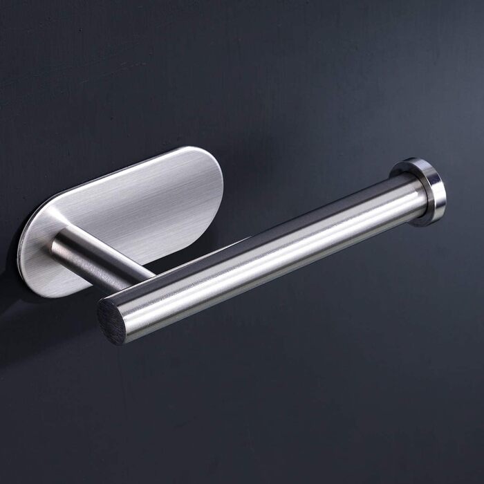 Тримач для туалетних рулонів Aikzik без свердління, самоклеючий тримач для туалетних рулонів з нержавіючої сталі круглий тримач дл