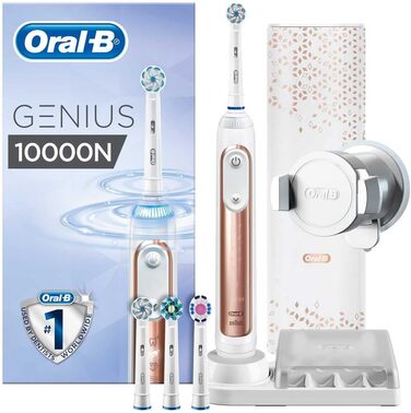 Електрична зубна щітка Oral-B Genius 9000 Ротаційна/Коливальна/Пульсуюча Рожеве Золото