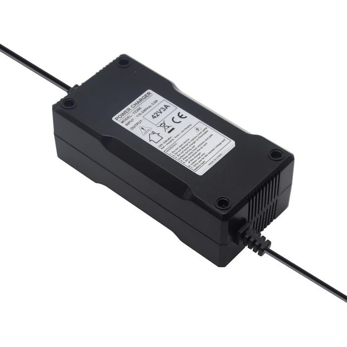 Зарядний кабель Abakoo для зарядки акумуляторів 42V 3A з 3-контактним XLR-роз&39ємом для заряджання акумуляторів електровелосипеда, замінює HP1202L3