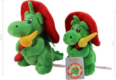 М'яка іграшка Sweety Toys 11025 Драко XL Грізу 20 см з пожежним рукавом, 20 см