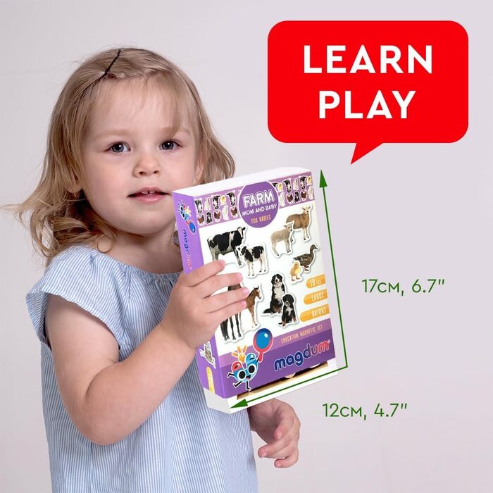 Магніти для дітей на магнітну дошку - Іграшки-магніти для дітей - Магніти на холодильник для дітей - Набір магнітів на холодильник