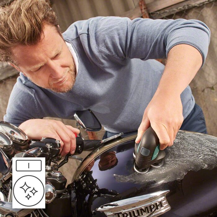 Акумуляторна шліфувальна машина та полірувальна машина Bosch EasyCurvSander 12 (без акумулятора, 12 В, шліфувальний круг 38 мм, в