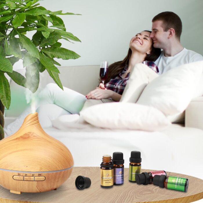 Набір ефірних олій 18 x 10 мл, чайне дерево, лаванда, евкаліпт, ладан, лемонграс, розмарин, апельсин, м&39ята, лимон, бергамот, іланг-іланг, грейпфрут, ромашка, троянда, ваніль, пачулі, шавлія