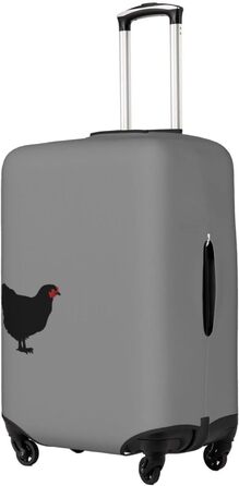 Чохол на валізу Чорний півень, еластичний, що миється, захисний чохол для багажу, для подорожей та роботи (для валіз розміром 45,7 - 81,3 см), чорний, великий розмір