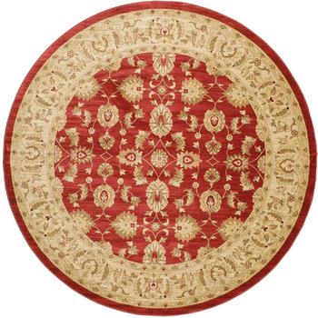 Килим із середнім ворсом, 300 см, круглий, східний килим Ziegler, Oeko-Tex Standard 100, передпокій, спальня, кухня, вітальня, чер