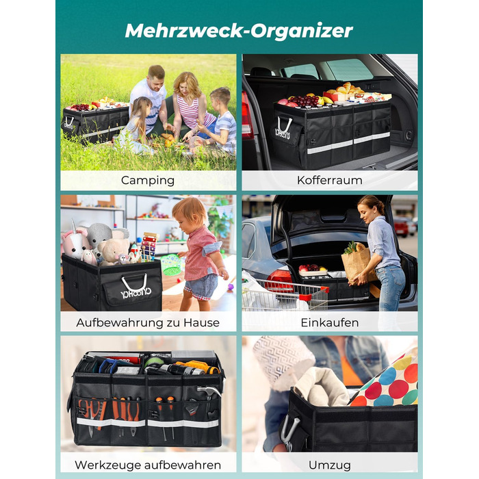 Органайзер для багажника автомобіля Сумка для багажника автомобіля Автомобільна коробка Автомобільна коробка Складана коробка Сумк