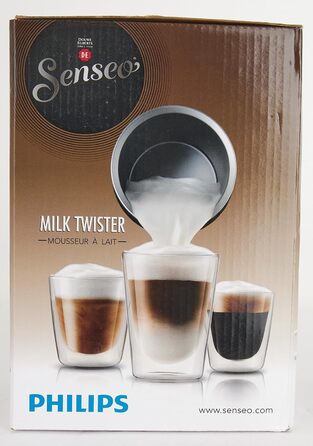 Капучинатор для гарячого та холодного молока на 2 капучино, антипригарне покриття, 500 Вт, 0,12 л, 15,1 х 15,1 х 21,7 см, чорний (