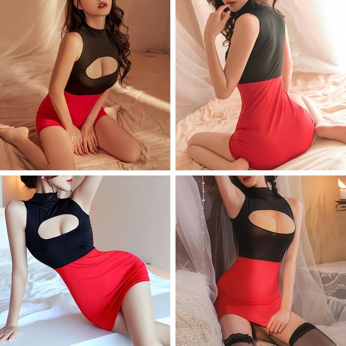 Сексуальний костюм Lehrerin, чорний/червоний, універсальний розмір