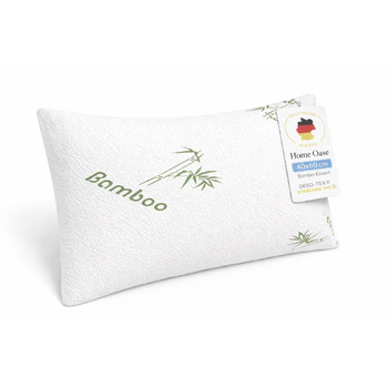 Бамбукова подушка 40x60 см Ергономічна подушка з дихаючим чохлом, в&39язкопружна піна, яку можна прати та гіпоалергенна