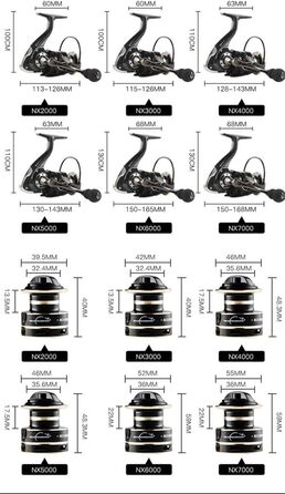 Котушка для спінінгу Boat Rock 12BB/14BB 5.2 1/4.71 Металева котушка для лову коропа Серія 1000 2000 3000 4000 5000 6000 7000 (Серія 2000)