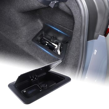 Органайзер для багажника BMW 5 серії (G60) 2024 року, бічна сумка для багажника з ABS-пластику великої місткості, міцний органайзер для багажника (правий бік)