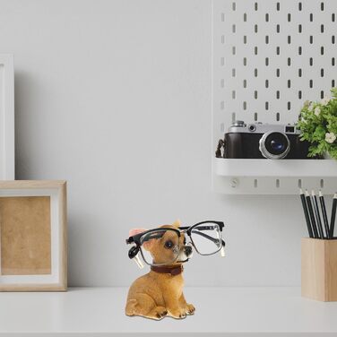 Підставка для склянок з полірезини з собачою тематикою, тримач для настільних склянок, настільна прикраса з мотивом собаки для склянок та дрібних аксесуарів, прикраса для столу в домашньому офісі