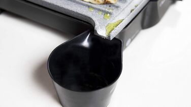 Електричний гриль, антипригарне покриття RockStone, відкривання на 180, регулювання по висоті, варильна поверхня 30 х 23,5 см, 2000 Вт, нержавіюча сталь і пластик, 2000.